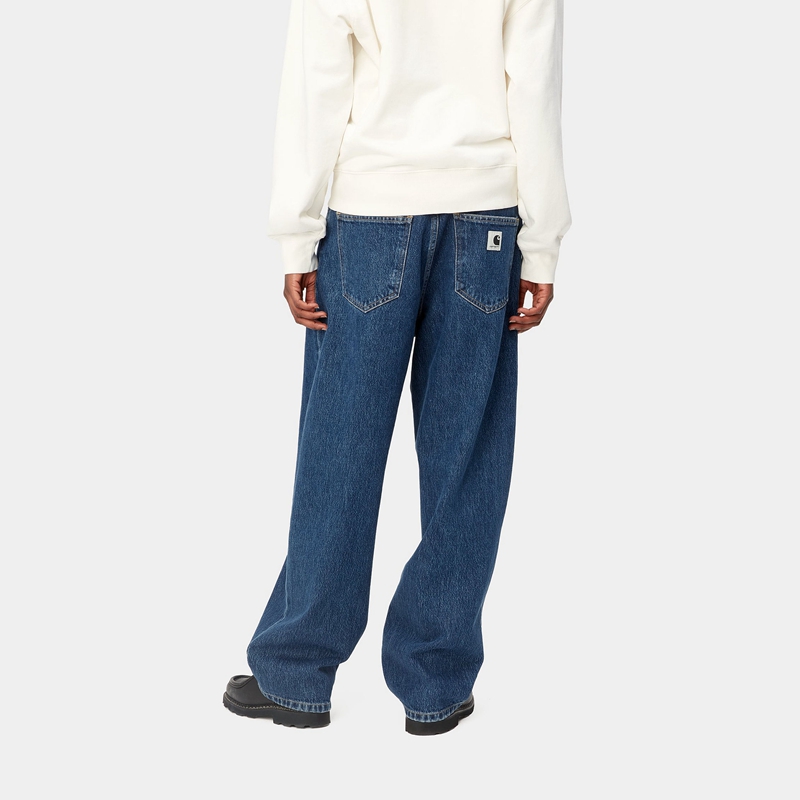 Spodnie Carhartt Brandon Damskie Niebieskie | NJB-152678