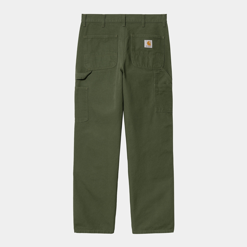 Spodnie Carhartt Double Knee Męskie Zielone | XMY-362570