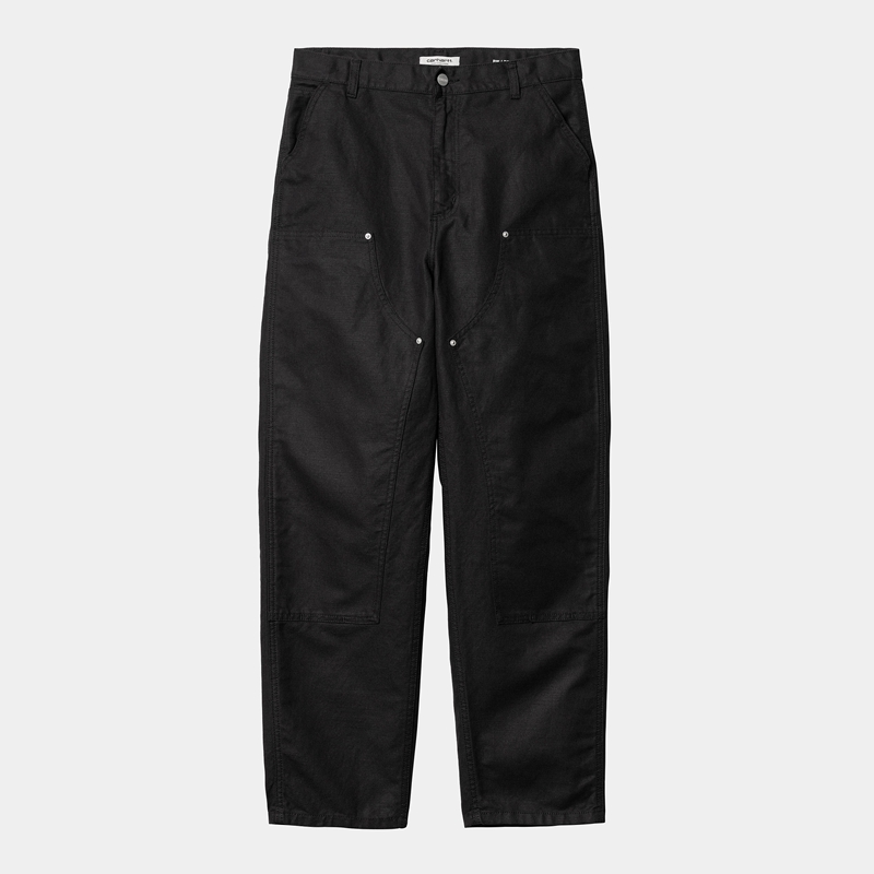 Spodnie Carhartt Ethel Double Knee Damskie Czarne | ANF-507618