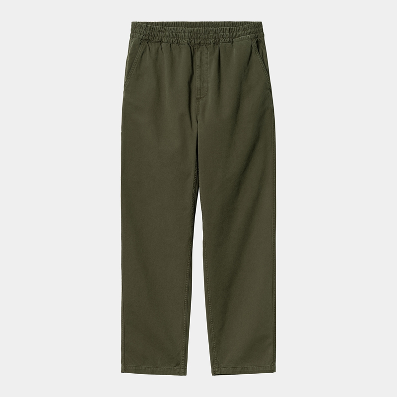 Spodnie Carhartt Flint Męskie Zielone | INW-470961