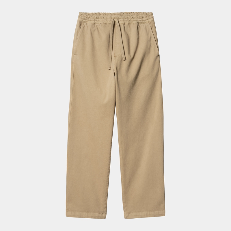 Spodnie Carhartt Floyde Męskie Beżowe | OIF-702836