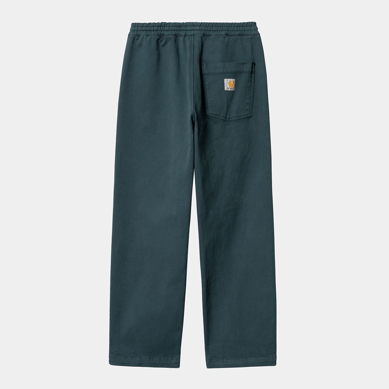 Spodnie Carhartt Floyde Męskie Paw Niebieskie | ZDE-275039