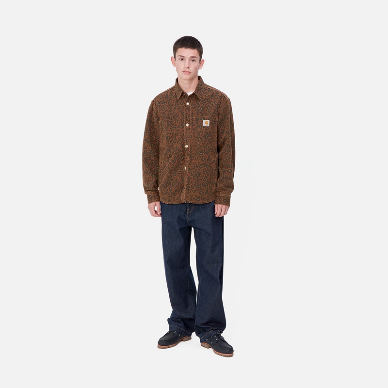 Spodnie Carhartt Landon Męskie Granatowe | FLN-087342