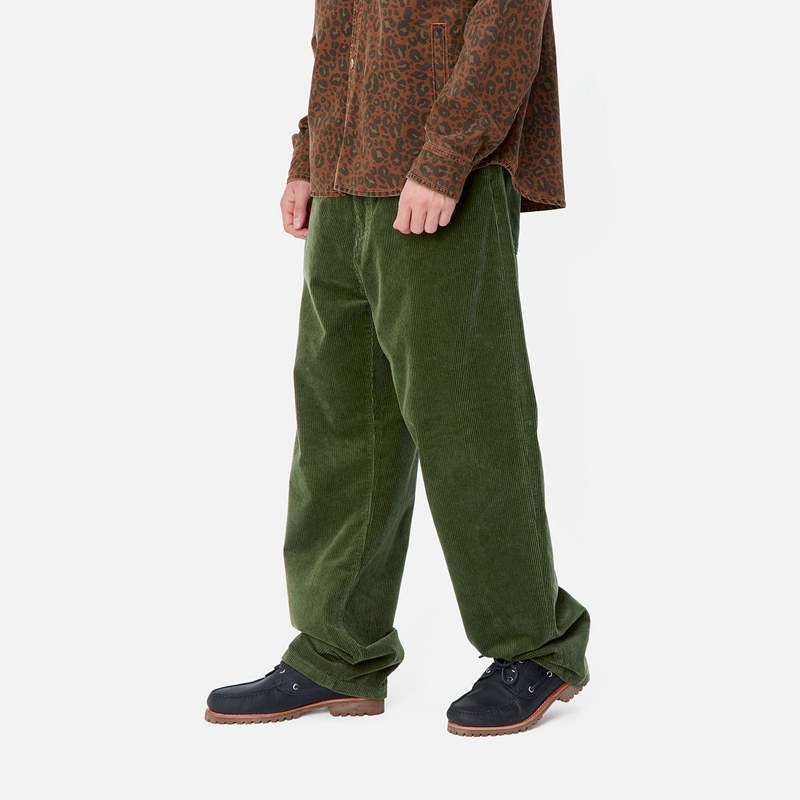 Spodnie Carhartt Landon Męskie Zielone | KEG-086192