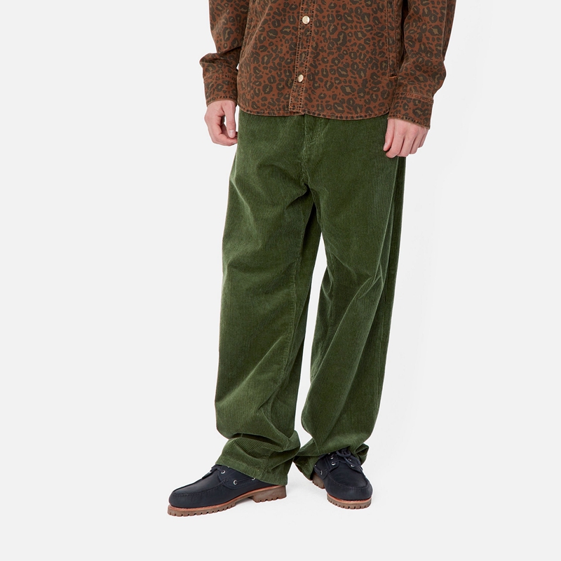 Spodnie Carhartt Landon Męskie Zielone | KEG-086192