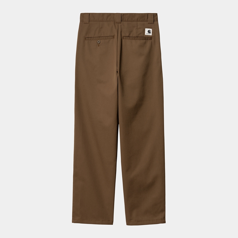 Spodnie Carhartt Master Damskie Brązowe | AYZ-709361