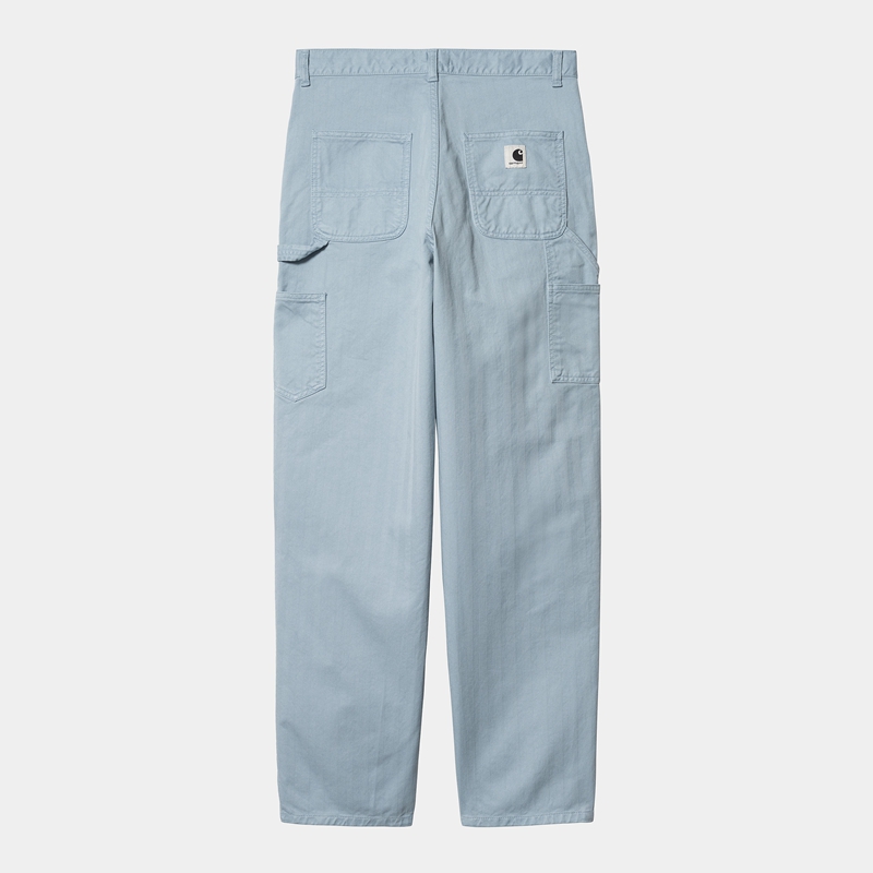 Spodnie Carhartt Norris Single Knee Damskie Niebieskie | NGV-407523