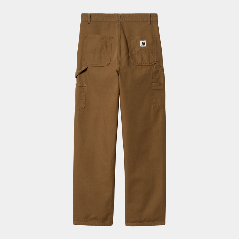 Spodnie Carhartt Pierce Straight Damskie Brązowe | BJP-384629