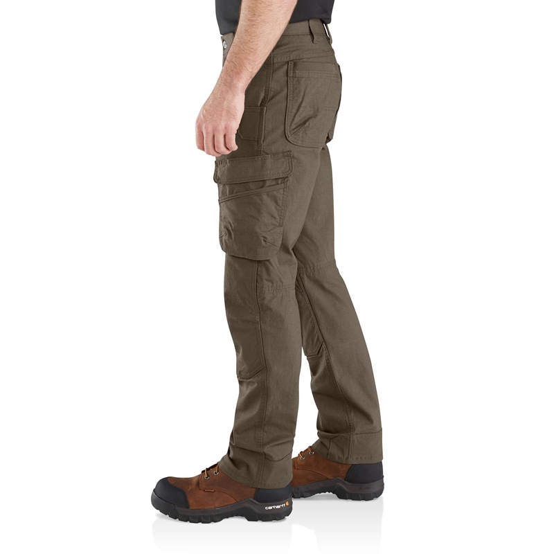 Spodnie Carhartt Rugged Flex® Steel Cargo Double-Front Męskie Czarne | FWJ-587206