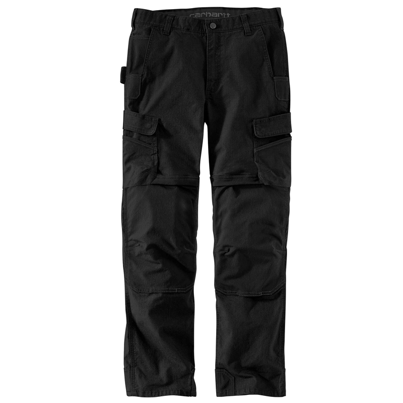 Spodnie Carhartt Rugged Flex® Steel Cargo Double-Front Męskie Czarne | FWJ-587206