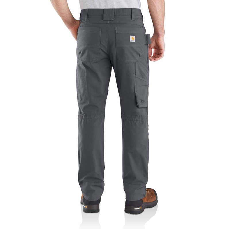 Spodnie Carhartt Rugged Flex® Steel Multi Pocket Double-Front Męskie Szare | BTF-754190