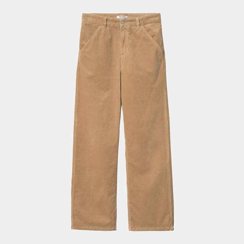 Spodnie Carhartt Simple Damskie Khaki | XYI-752961