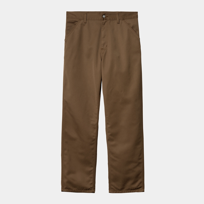 Spodnie Carhartt Simple Męskie Ciemny Brązowe | LCR-235791