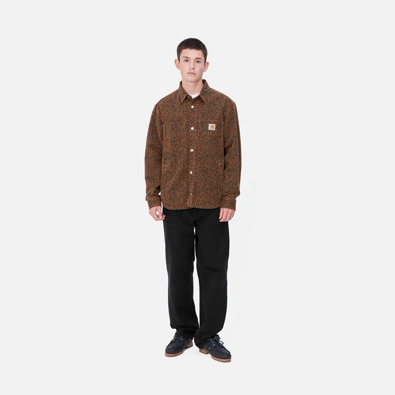 Spodnie Carhartt Simple Męskie Czarne | SHP-019542