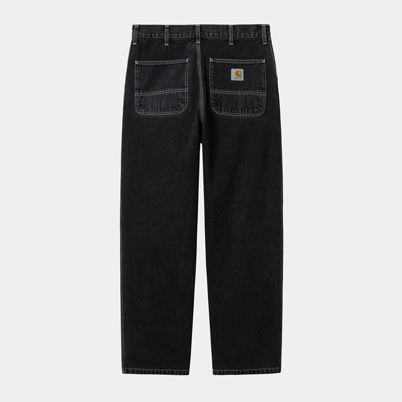 Spodnie Carhartt Simple Męskie Czarne | YQE-302148