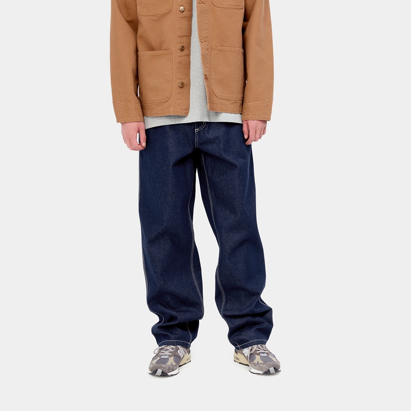 Spodnie Carhartt Simple Męskie Granatowe | XUO-203468