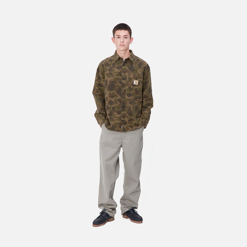 Spodnie Carhartt Simple Męskie Szare | ZBL-906814