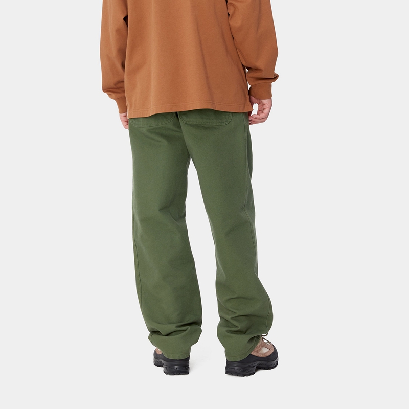 Spodnie Carhartt Simple Męskie Zielone | VJA-953284