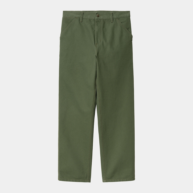 Spodnie Carhartt Simple Męskie Zielone | VJA-953284