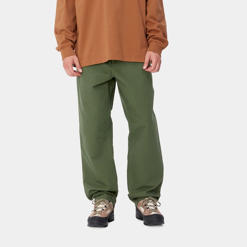 Spodnie Carhartt Simple Męskie Zielone | VJA-953284