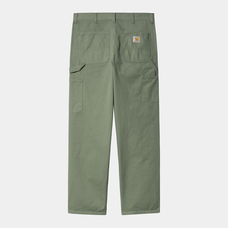 Spodnie Carhartt Single Knee Męskie Zielone | FEL-215690