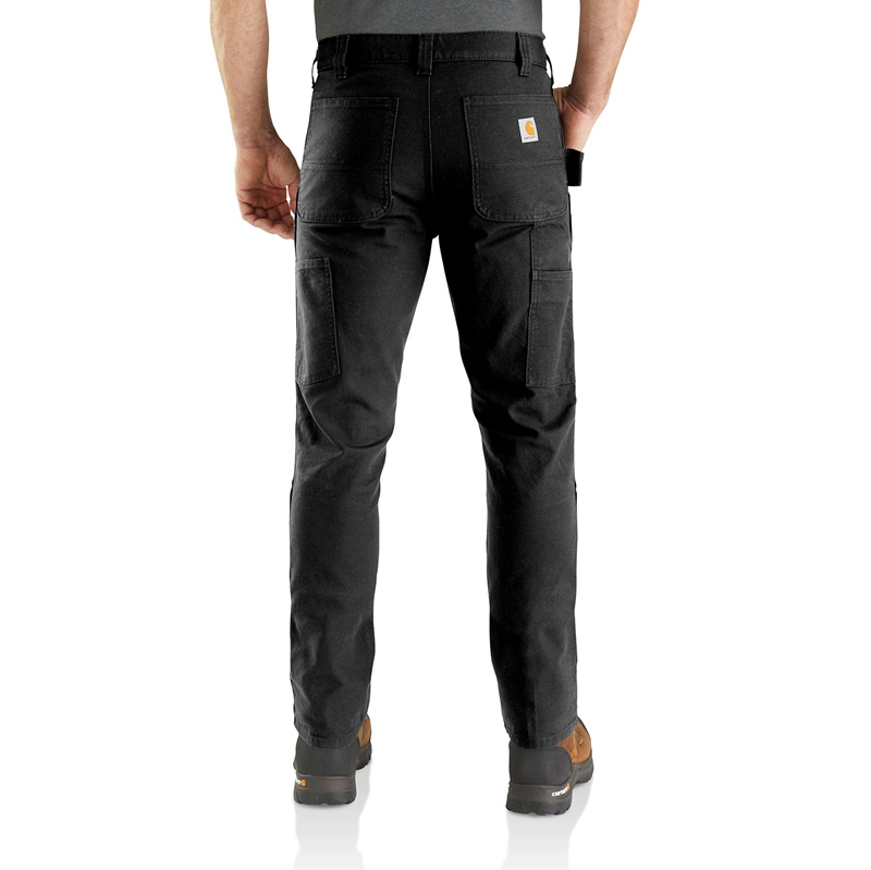 Spodnie Carhartt Utility Double-Knee Męskie Czarne | CBS-423569