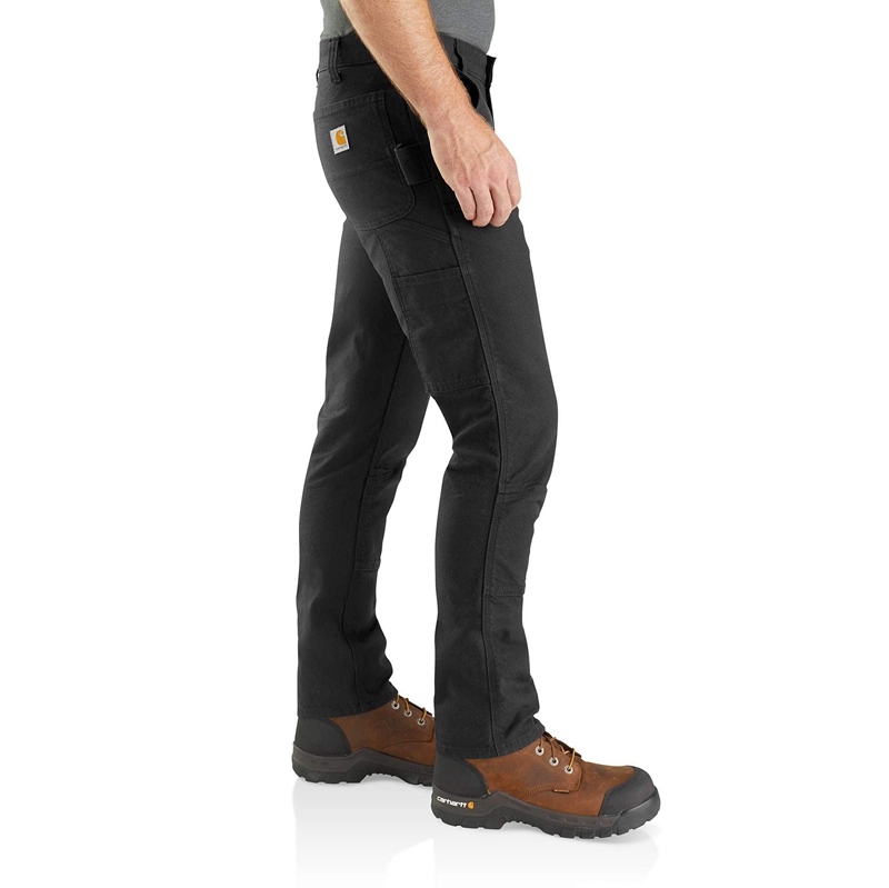 Spodnie Carhartt Utility Double-Knee Męskie Czarne | CBS-423569