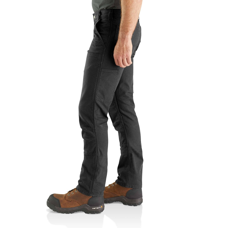 Spodnie Carhartt Utility Double-Knee Męskie Czarne | CBS-423569