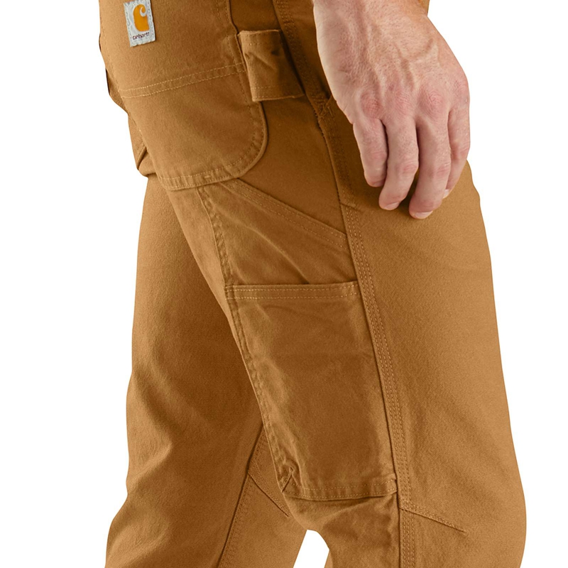 Spodnie Carhartt Utility Dungaree Męskie Brązowe | FZS-962835