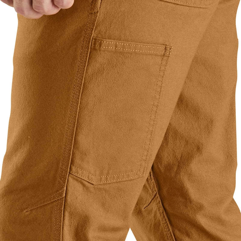 Spodnie Carhartt Utility Dungaree Męskie Brązowe | FZS-962835