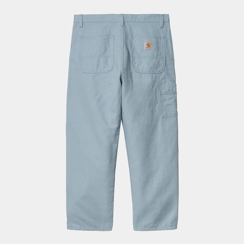 Spodnie Carhartt Walter Double Knee Męskie Niebieskie | XWN-398012