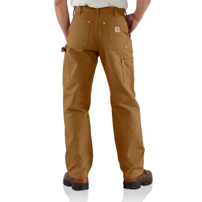 Spodnie Robocze Carhartt Loose Fit Firm Duck Double-Front Utility Męskie Brązowe | JWS-195026