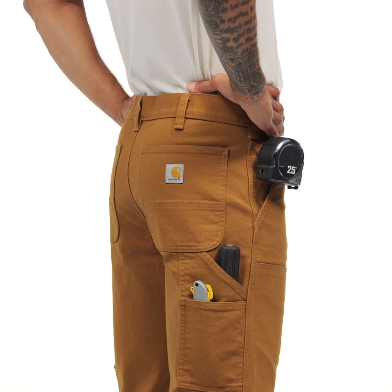 Spodnie Robocze Carhartt Utility Double-Knee Męskie Brązowe | NFU-081542