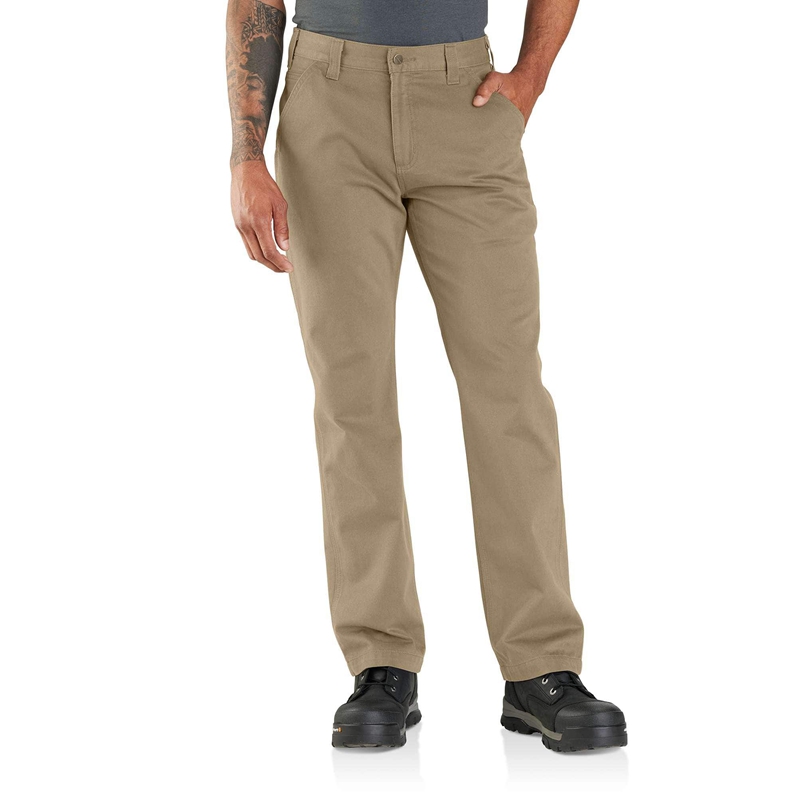 Spodnie Robocze Carhartt Utility Męskie Ciemny Khaki | ESQ-319574